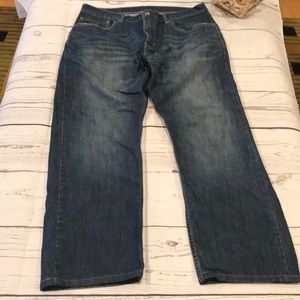 Levi’s mens 505 straight fit jeans, 34x30.
